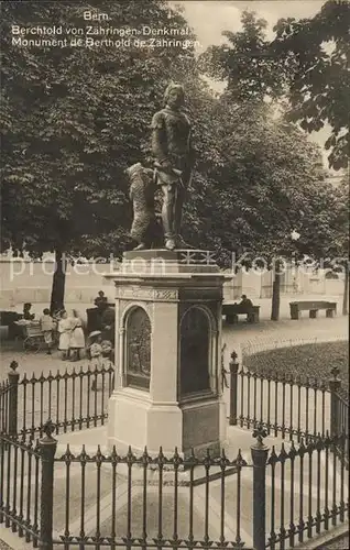 Bern BE Berchtold von Zaehringen Denkmal  Kat. Bern