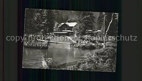 Blausee BE Kandertal Loetschbergbahn Kat. Blausee Mitholz