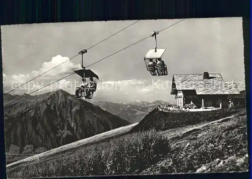 Beatenberg Sessellift mit Berhaus Niederhorn Kat. Beatenberg