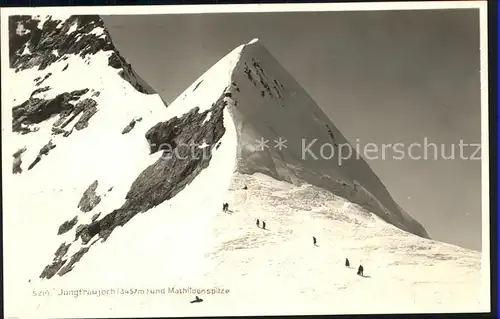 Jungfraujoch mit Mathildenspitze Kat. Jungfrau