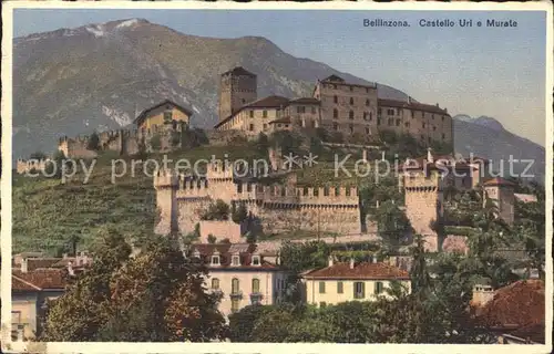 Bellinzona Castello Uri e Murate Kat. Bellinzona