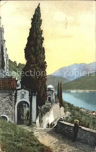 Morcote TI Cimitero e Lago di Lugano Kat. Morcote