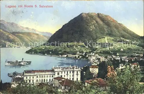 Lugano TI col Monte S. Salvatore Kat. Lugano