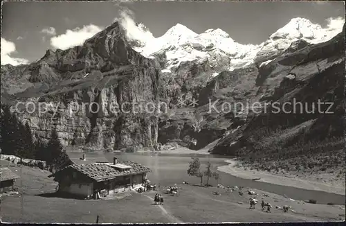 Oeschinensee Kandersteg Bluemlisalp  Kat. Oeschinenhorn