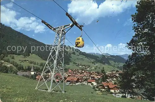 Zweisimmen Gondelbahn Rinderberg  Kat. Zweisimmen