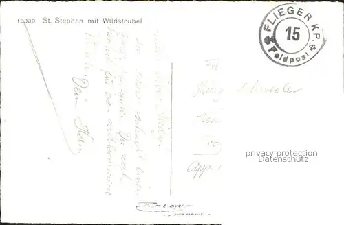 St Stephan BE mit Wildstrubel / Zweisimmen /Bz. Obersimmental