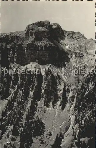 Sigriswiler Rothorn mit Schafloch vom burgfeldstand Kat. Sigriswiler Rothorn