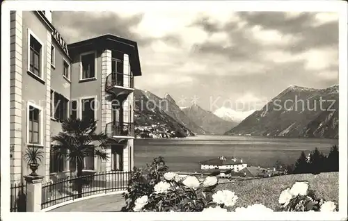 Paradiso Lago di Lugano Hotel Pension Villa Maja Luganersee Alpen Kat. Paradiso