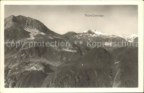 Pizzo Centrale Gebirgspanorama Kat. Pizzo Centrale