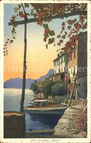 Gandria Lago di Lugano Motivo Luganersee Kat. Gandria