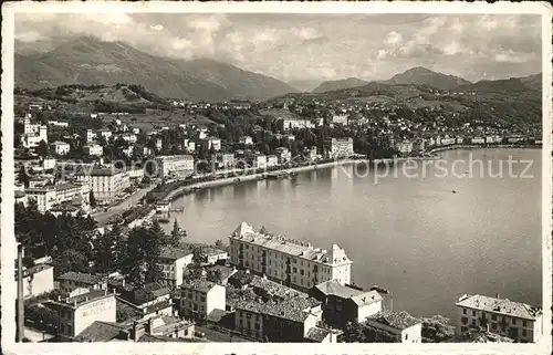 Paradiso Lago di Lugano Panorama Luganersee Kat. Paradiso