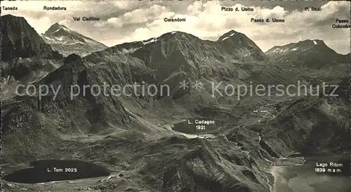 Piora Panorama dal Camoghe Alpen Kat. Quinto