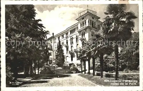 Paradiso Lago di Lugano Hotel de la Paix Kat. Paradiso