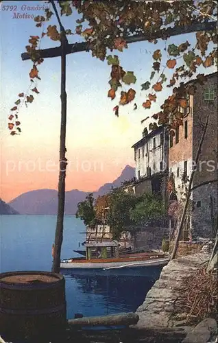 Gandria Lago di Lugano Motivo Luganersee Kat. Gandria