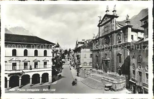 Bellinzona Piazza Coleggiata Kat. Bellinzona