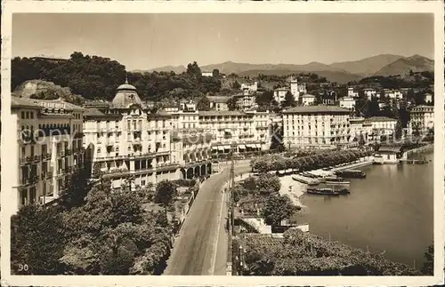 Paradiso Lago di Lugano Uferstrasse Luganersee Kat. Paradiso