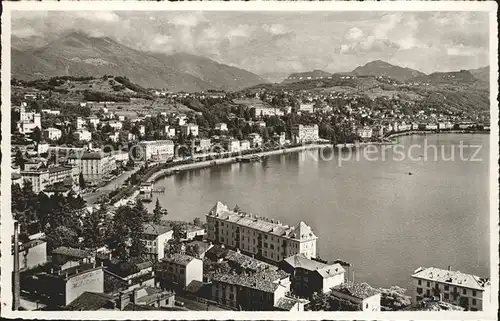 Paradiso Lago di Lugano Panorama Luganersee Alpen Kat. Paradiso