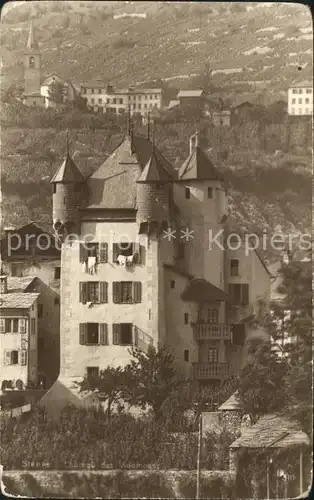 Sierre VS Chateau des Vidomnes Schloss Kat. Sierre Siders