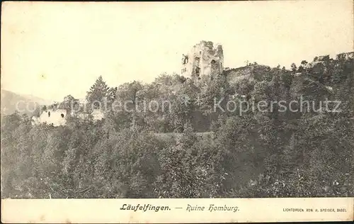 Laeufelfingen Burg Ruine Homburg Kat. Laeufelfingen