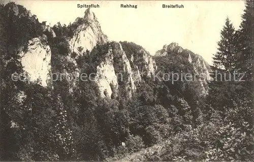 Langenbruck Basel Land Spitzefluh Rehhag Breitefluh Kat. Langenbruck