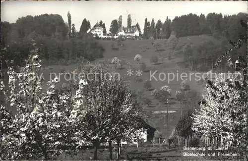 Liestal Bienenberg Bibelschule Ferienheim Baumbluete Kat. Liestal