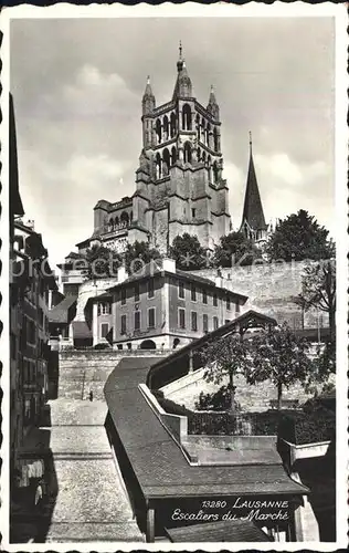 Lausanne VD Escalier du Marche Kat. Lausanne