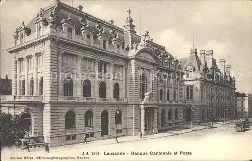 Lausanne VD Banque Cantonale et Poste Kat. Lausanne