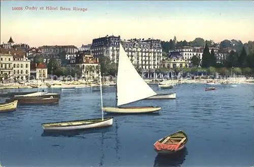 Ouchy et Hotel Beau Rivage Kat. Lausanne