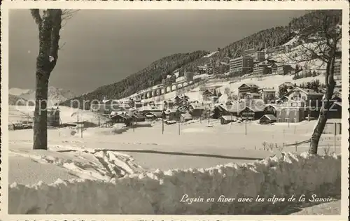 Leysin im Winter Kat. Leysin