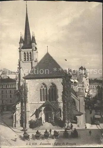 Lausanne VD Eglise St. Francois Kat. Lausanne