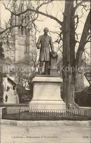 Lausanne VD Monument Ruchonnet Kat. Lausanne