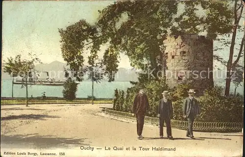 Ouchy Quai et Tour Haldimand Kat. Lausanne