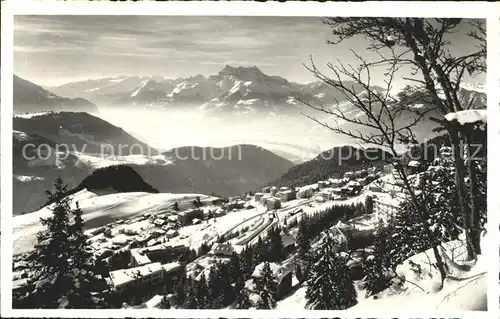 Leysin et les Dents du midi Kat. Leysin