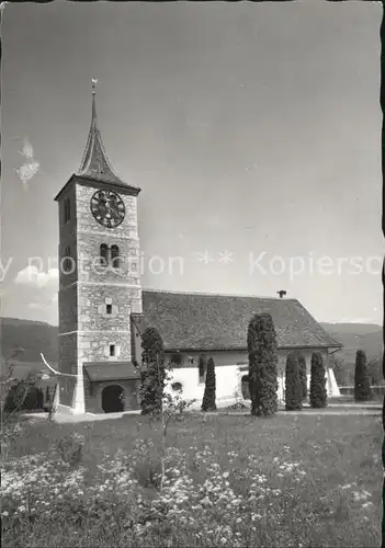 Savagnier Temple Kirche Val de Ruz Kat. Savagnier