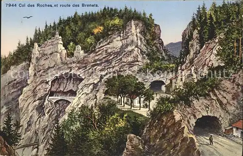 Col des Roches et route des Brenets Kat. Roches Col des