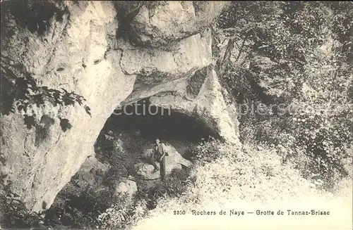 Rochers de Naye Grotte de Tannaz Brisac Kat. Rochers de Naye