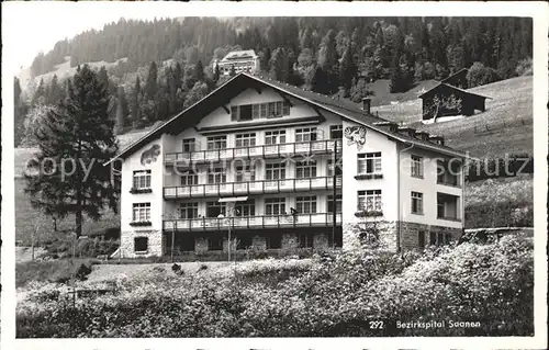 Saanen Bezirksspital  Kat. Saanen