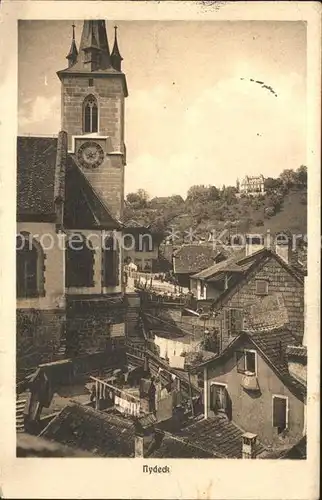 Bern BE Altstadt Mauerreste des alten Reichsschlosses Nydeck Kat. Bern