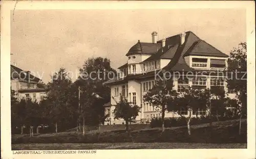 Langenthal BE Tuberkulosen Pavillon Kat. Langenthal