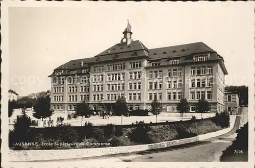 Lausanne VD Ecole Superieure de Commerce Kat. Lausanne