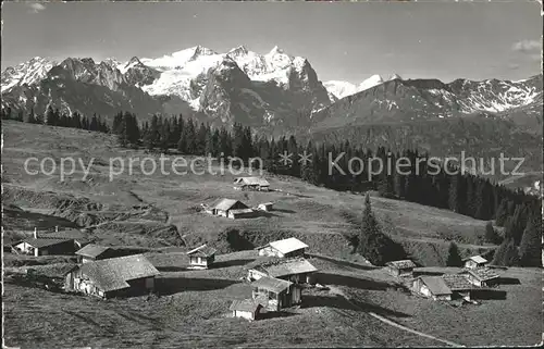 Hasliberg Balisalp mit Moench und Eiger Kat. Meiringen