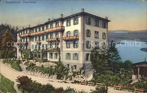 Buergenstock Parkhotel und Vierwaldstaettersee Kat. Buergenstock