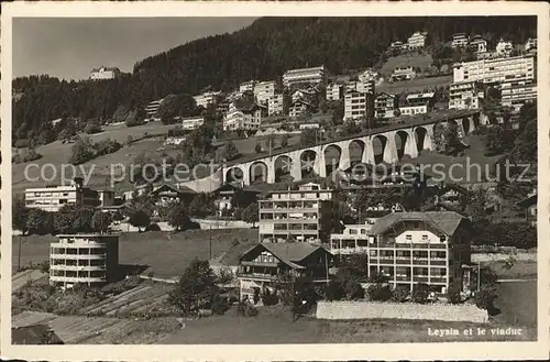 Leysin mit Viadukt Kat. Leysin