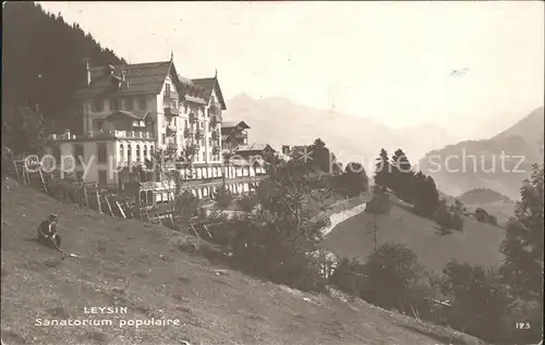 Leysin Sanatorium Populaire Kat. Leysin