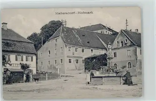 Mallersdorf Mallersdorrf  x 1909 / Mallersdorf-Pfaffenberg /Straubing-Bogen LKR