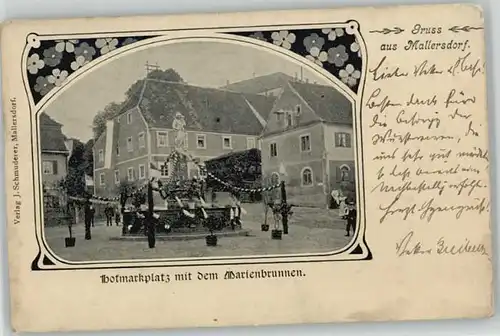 Mallersdorf Mallersdorrf Marienbrunnen x 1904 / Mallersdorf-Pfaffenberg /Straubing-Bogen LKR