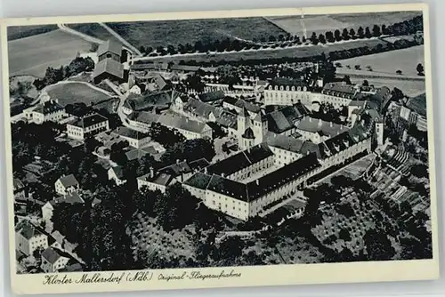 Mallersdorf Mallersdorrf Kloster Fliegeraufnahme  x 1939 / Mallersdorf-Pfaffenberg /Straubing-Bogen LKR