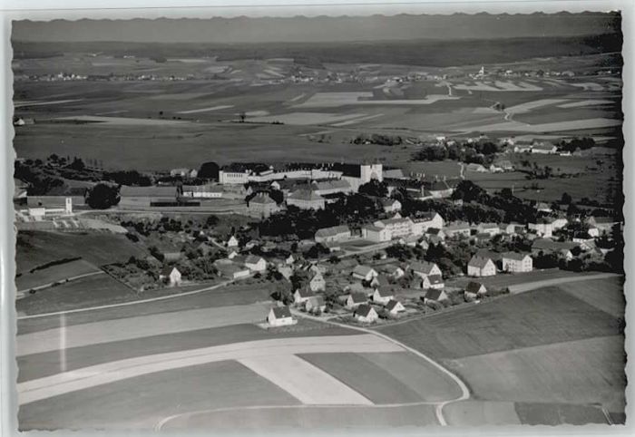 Mallersdorf Mallersdorrf Fliegeraufnahme ungelaufen ca. 1965