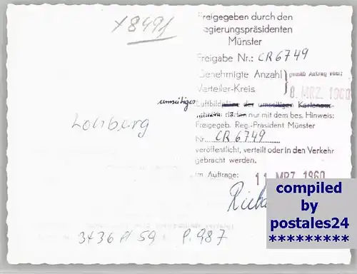 Lohberg Lam Lohberg Lam Oberpfalz Fliegeraufnahme * 1959 / Lohberg /Cham LKR