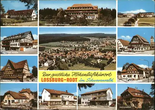 Lossburg Hoehenluftkurort / Lossburg /Freudenstadt LKR